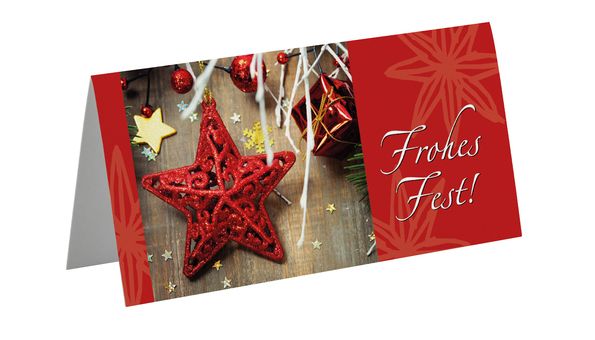 Grusskarte Frohes Fest