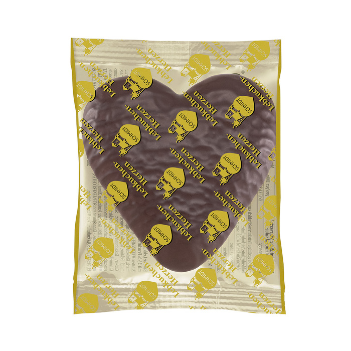 Schokolierte Lebkuchen-Herzen