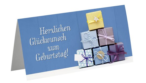 Grusskarte Herzlichen Glückwunsch