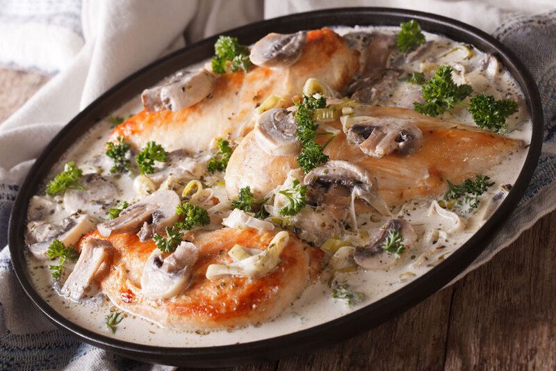 Auflauf mit H&auml;hnchenbrust