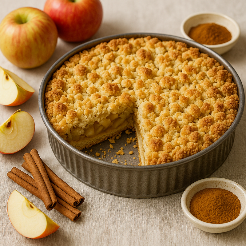Apfel-Zimt-Streuselkuchen
