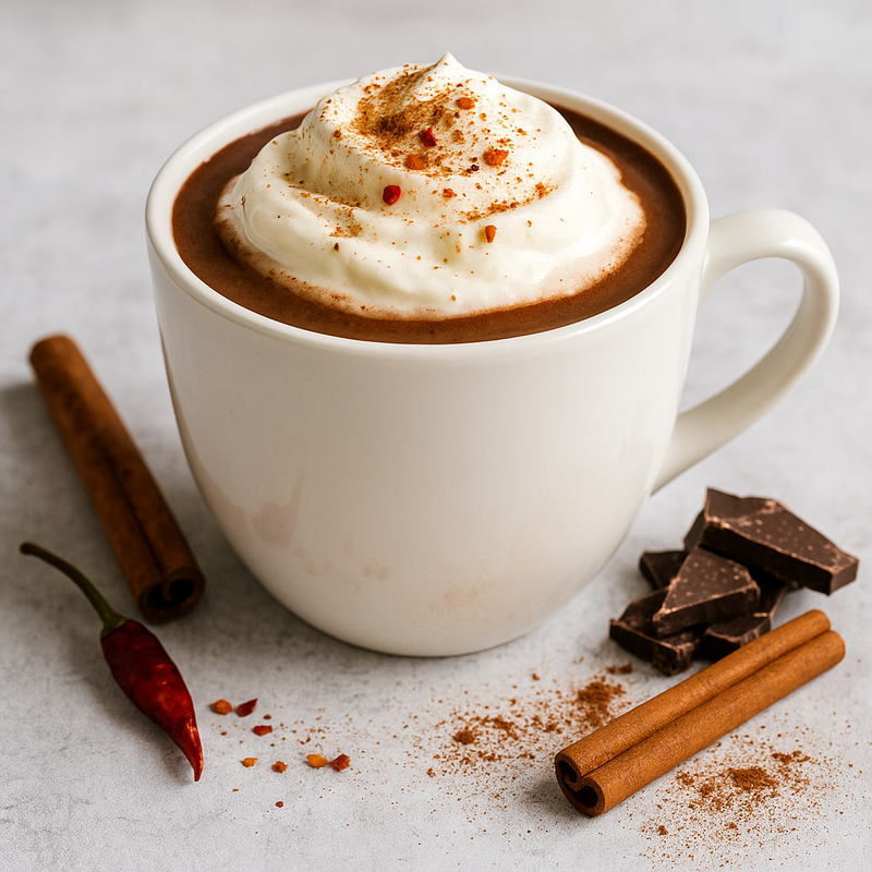Hei&szlig;e Schokolade mit Zimt & Chili 